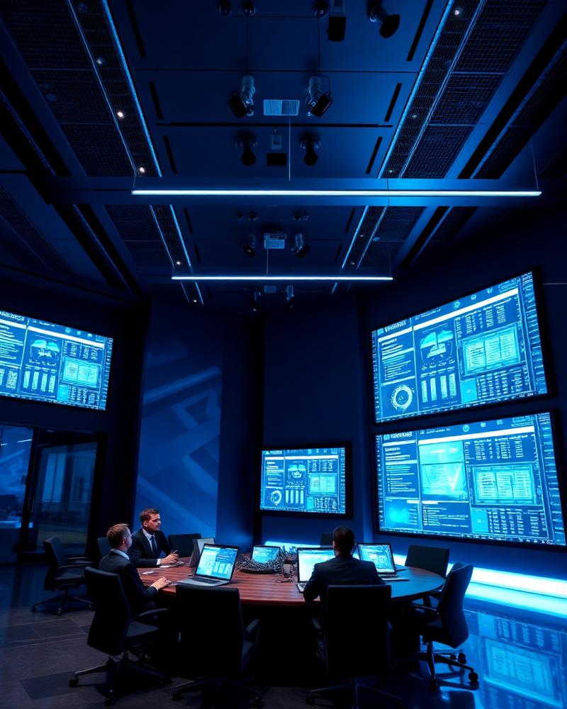 Inside the studio