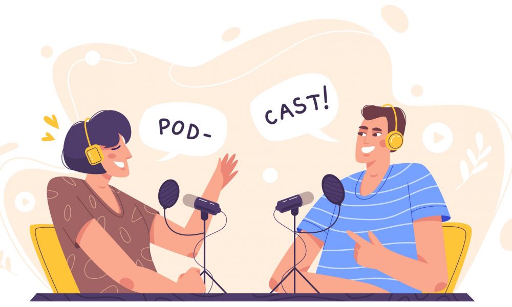 Podcast and webcast dubbing